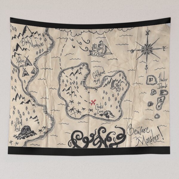 Item preview, The Treasure Map designed and sold by DeltaFlapjack.