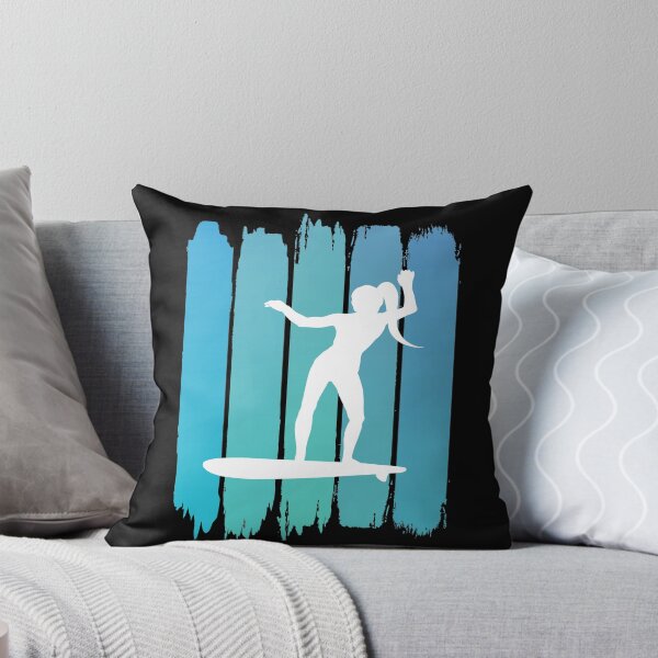 Item preview, Female Surfer Retro Sunset  designed and sold by liftdesign.