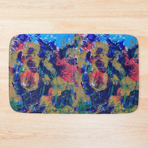 Item preview, Expressionist abstract floral composition designed and sold by dELLaS-Ghoust.