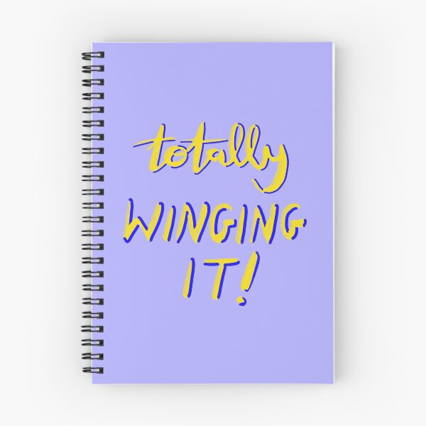 Item preview, Totally Winging It: quote design designed and sold by Hannah's  Doodles.