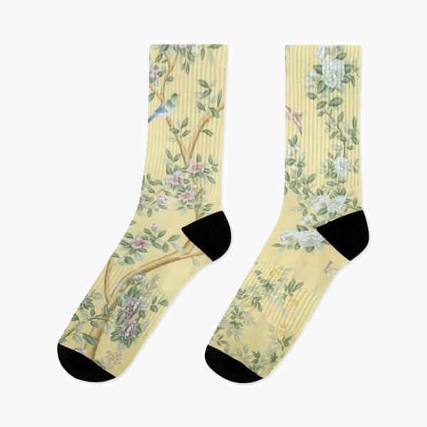Item preview, Sentir Le Soleil (Feel the Sunshine) Pantalón chinoiserie designed and sold by Kristina Sale.