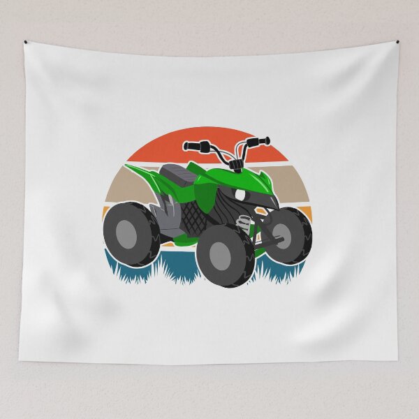 Item preview, ATV Four Wheeler Retro Sunset designed and sold by liftdesign.