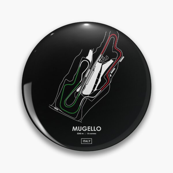 Artikelvorschau, MUGELLO - ITALIEN TRACK MAP FLAG entworfen und verkauft von andreanastasio.
