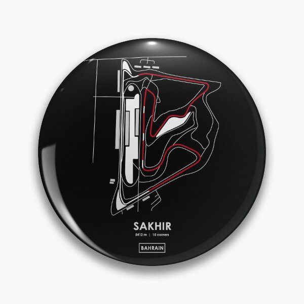 Item preview, SAKHIR - BAHRAIN TRACK MAP FLAG designed and sold by andreanastasio.