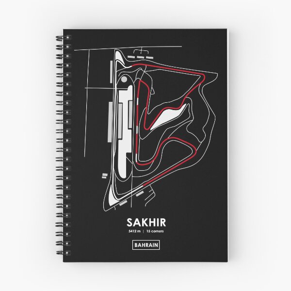 Item preview, SAKHIR - BAHRAIN TRACK MAP FLAG designed and sold by andreanastasio.