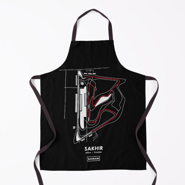 Item preview, SAKHIR - BAHRAIN TRACK MAP FLAG designed and sold by andreanastasio.