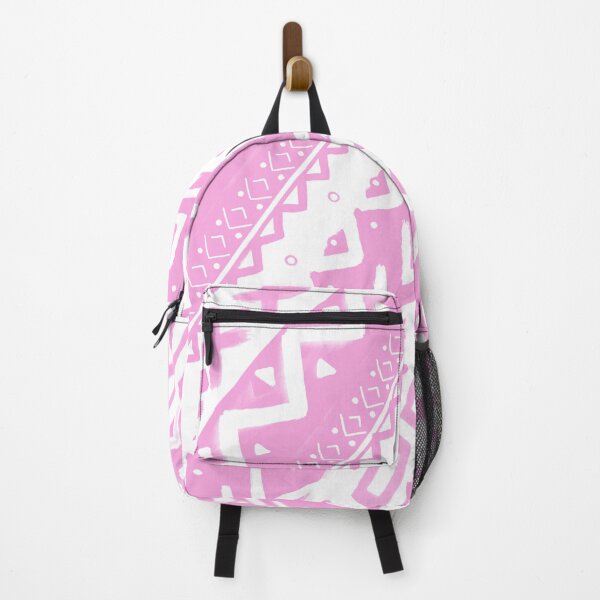 Item preview, Pastel Soft Pink White // Painted Tribal Diagonal Pattern Design (VSCO TikTok Inspired) designed and sold by AEJdesign.
