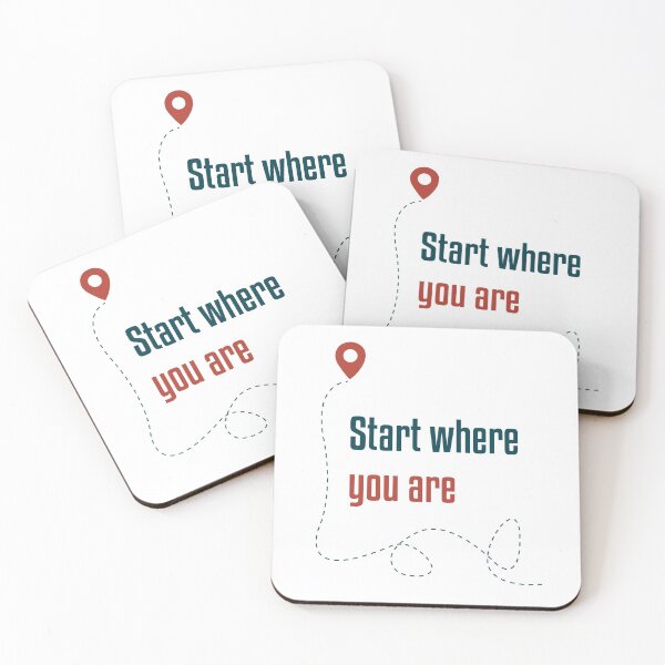 Item preview, Start Where You Are designed and sold by Karisa Guettler.