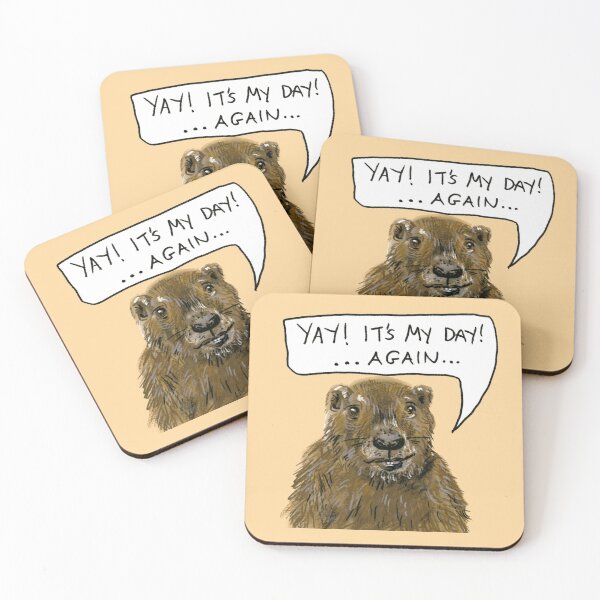 Item preview, Groundhog Day: daily doodle design designed and sold by Hannah's  Doodles.