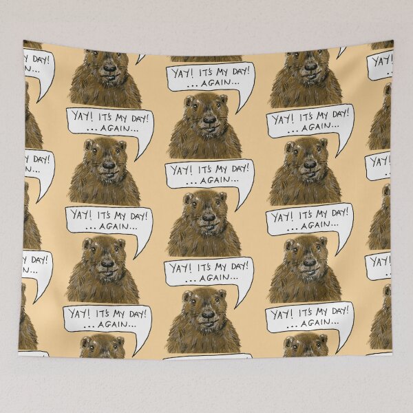 Item preview, Groundhog Day: daily doodle design designed and sold by Hannah's  Doodles.