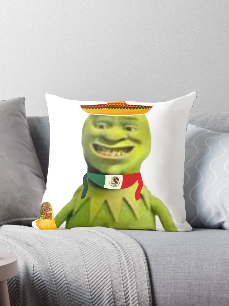 Shrek meme Throw Pillow for Sale by Pulte