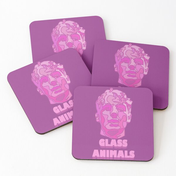 Item preview, Glass Animals Raspberry Soda (Head and Logo) designed and sold by NoirPineapple.