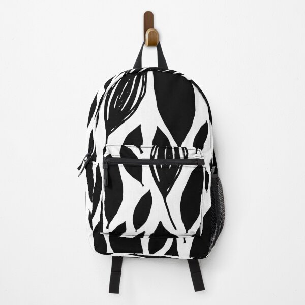 Item preview, black and white leaf pattern, leaf pattern designed and sold by angelescar.