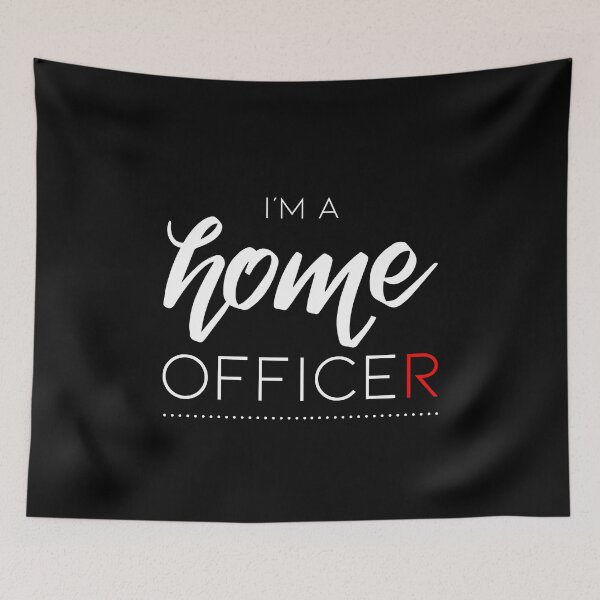 Item preview, I'm a Home Officer - Funny Office Sayings designed and sold by Victorias-Art.