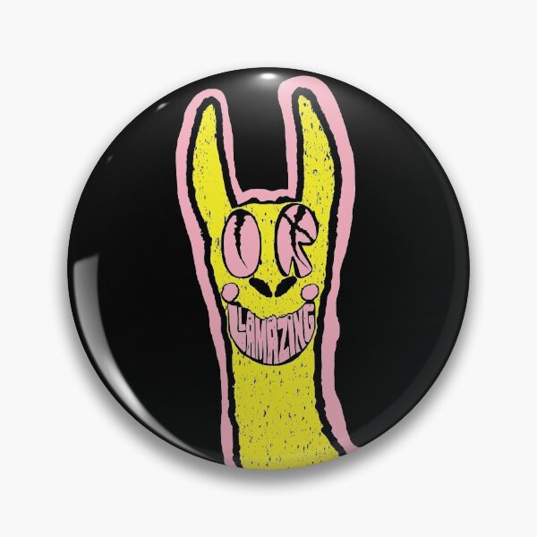 Item preview, UR LLAMAZING You Are Amazing Smiling Llama Face word art Pink Version designed and sold by pelagio.