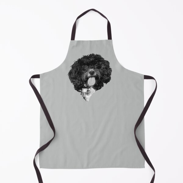 Item preview, Happy Cavapoo Puppy in Black and White designed and sold by Jane Stanley Photography.