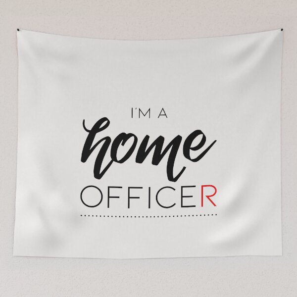 Item preview, I'm a Home Officer - Gift Office Funny Sayings designed and sold by Victorias-Art.