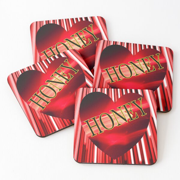 Item preview, HONEY Is My Valentine Graphic with Heart designed and sold by EdwardMonet.