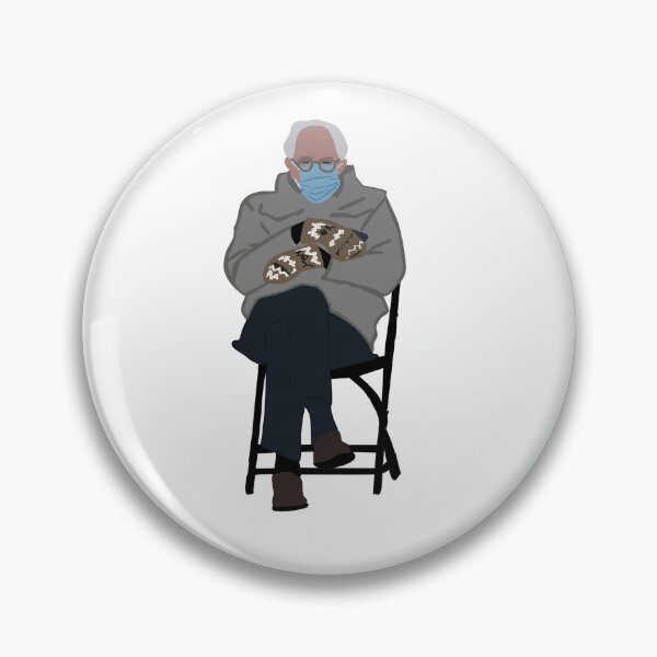 Item preview, bernie sanders inauguration mittens designed and sold by timetomoveup.