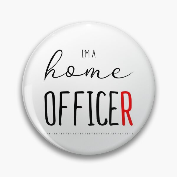 Item preview, I'm a Home Officer - Gift Office Funny Sayings designed and sold by Victorias-Art.