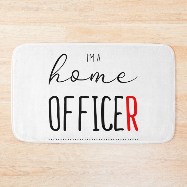 Item preview, I'm a Home Officer - Gift Office Funny Sayings designed and sold by Victorias-Art.