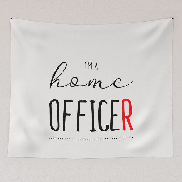 Item preview, I'm a Home Officer - Gift Office Funny Sayings designed and sold by Victorias-Art.