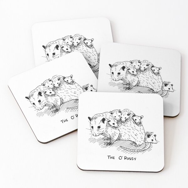 Item preview, Possum posse ink design designed and sold by hollyisnotanart.