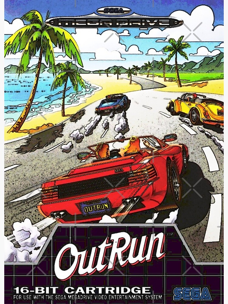 Outrun Mega drive Classic | Art Board Print