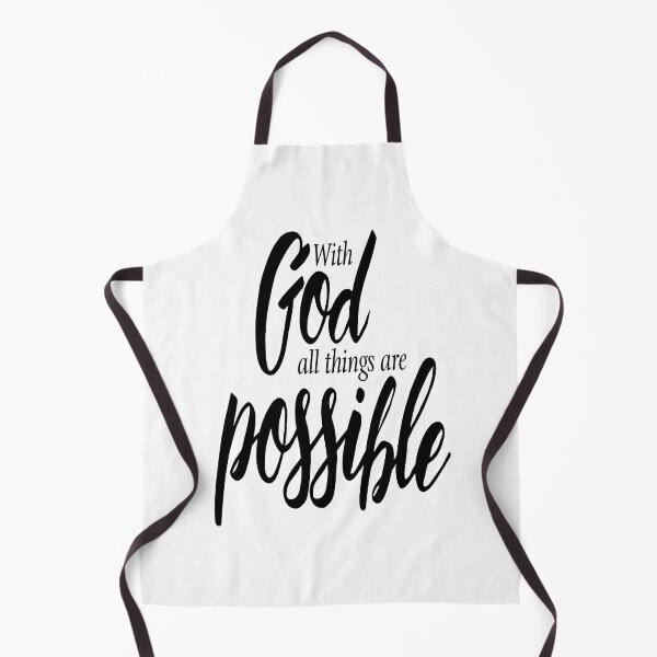 Item preview, With God All Things Are Possible Quote The Bible designed and sold by ProjectX23.