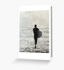 Surfer Greeting Card