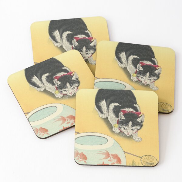 Item preview, Utagawa Hiroshige Japanese Woodblock Cat Print designed and sold by Epitome Girl.