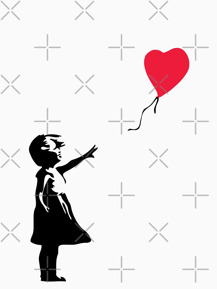 Girl With Red Balloon - Banksy "self-destructs" painting by Slobitka