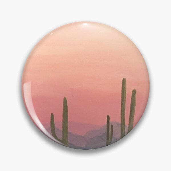 Item preview, Circle Painting - Saguaro Desert designed and sold by rachelhirst.