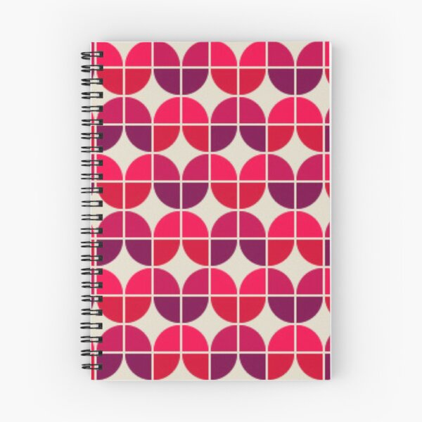 Item preview, Funky 70's Retro Pattern In Reds and Pinks designed and sold by AMS-ART.