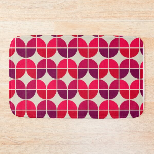 Item preview, Funky 70's Retro Pattern In Reds and Pinks designed and sold by AMS-ART.