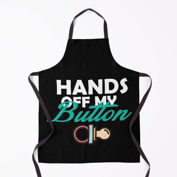 Item preview, Hands off my button designed and sold by MYNAMEISSSOZI.