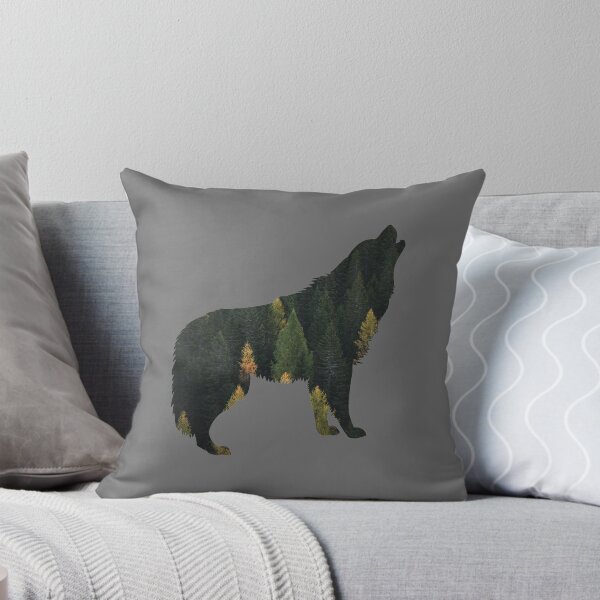 Aperçu de l'œuvre Loup dans une forêt créée et vendue par Roc3Design.