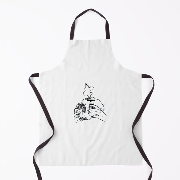 Item preview, Skull coffee mug ink design designed and sold by hollyisnotanart.
