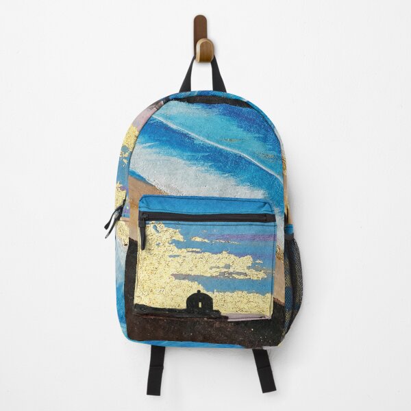 Item preview, Mussenden Temple and Castlerock beach with gold leaf detailing designed and sold by Clare Symington.