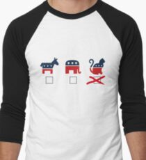 The Cat Party Men's Baseball ¾ T-Shirt
