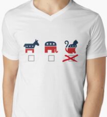 The Cat Party Men's V-Neck T-Shirt