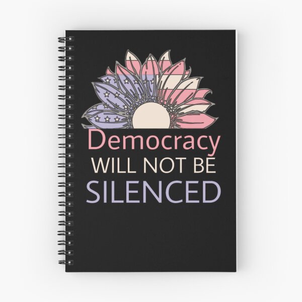 Item preview, Joe Biden Inauguration Quote Democracy Will Not Be Silenced designed and sold by Gordon Nelson.