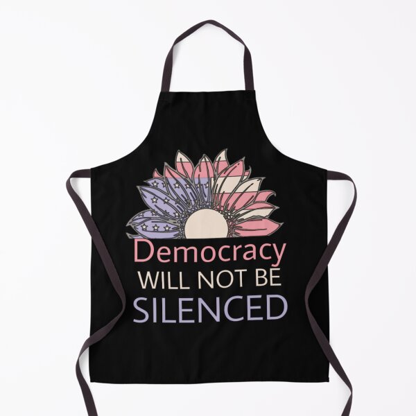 Item preview, Joe Biden Inauguration Quote Democracy Will Not Be Silenced designed and sold by Gordon Nelson.
