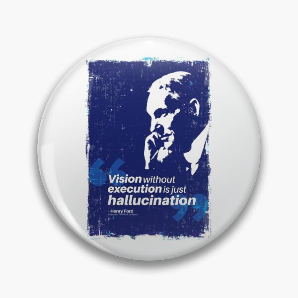 Aperçu de l'œuvre Citation de Henry Ford - Affiche inspirante de leadership de motivation Art mural contemporain moderne, cadeau de remise des diplômes '... vision ..' créée et vendue par graphicjunction.