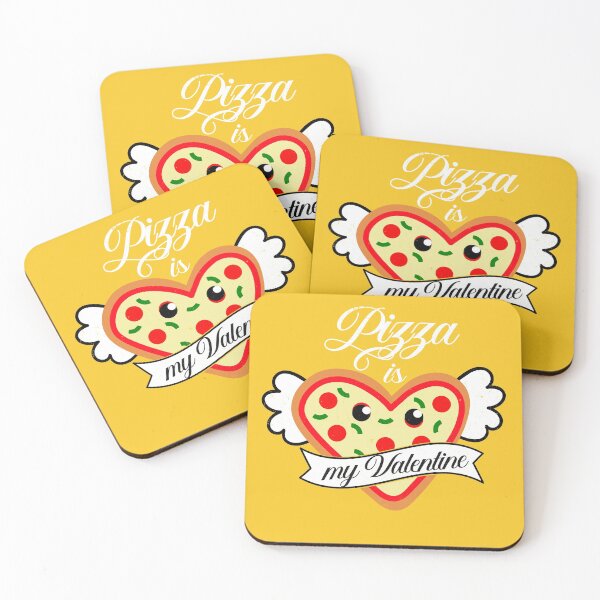 Item preview, Pizza is my Valentine designed and sold by joanaoberg.