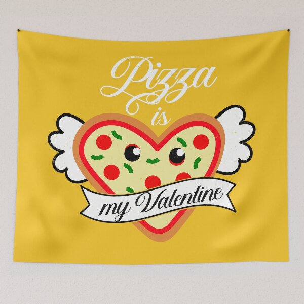 Item preview, Pizza is my Valentine designed and sold by joanaoberg.