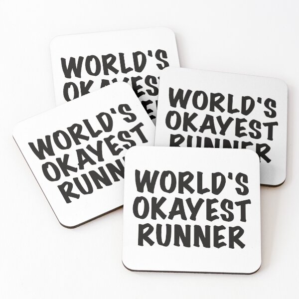 Item preview, WORLD'S OKAYEST RUNNER designed and sold by Montrepeneuer.