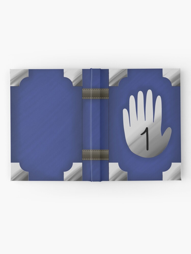 Alternate view of Gravity Falls Inspired Handprint Journal 1, BLUE Hardcover Journal