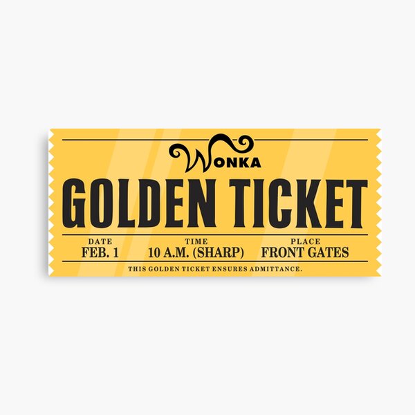 Golden Ticket | Art Board Print