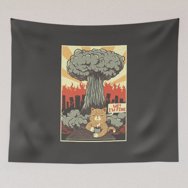 Item preview, I'm Fine Cat designed and sold by Tobe Fonseca®.